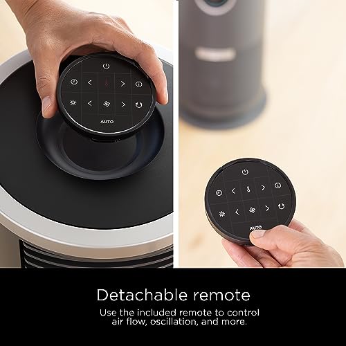 Shark 3 in 1 Air Purifiers for Home, Bedroom, or Office with HEPA Filter, Small Space Heater and Fan Combo, Covers up to 500 Sq Ft, Clean Sense Technology