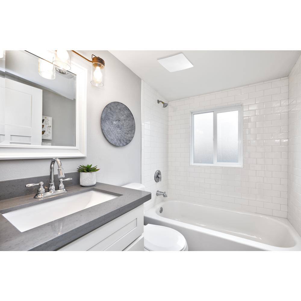 Revent 110 CFM Easy Installation Bathroom Exhaust Fan with Humidity Sensing