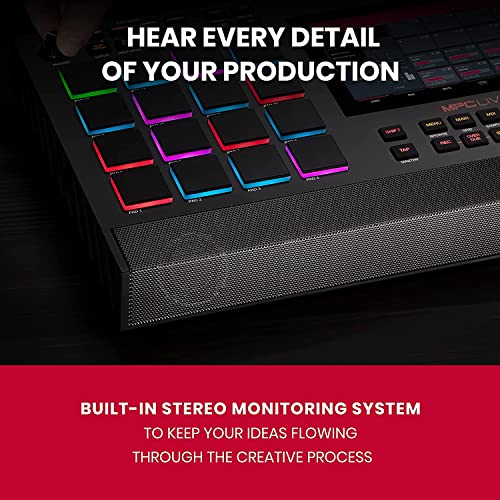 AKAI Professional MPC Live II – Battery Powered Drum Machine, Sampler and Beat Maker With Speakers, Drum Pads, Synth Engines and Touch Display