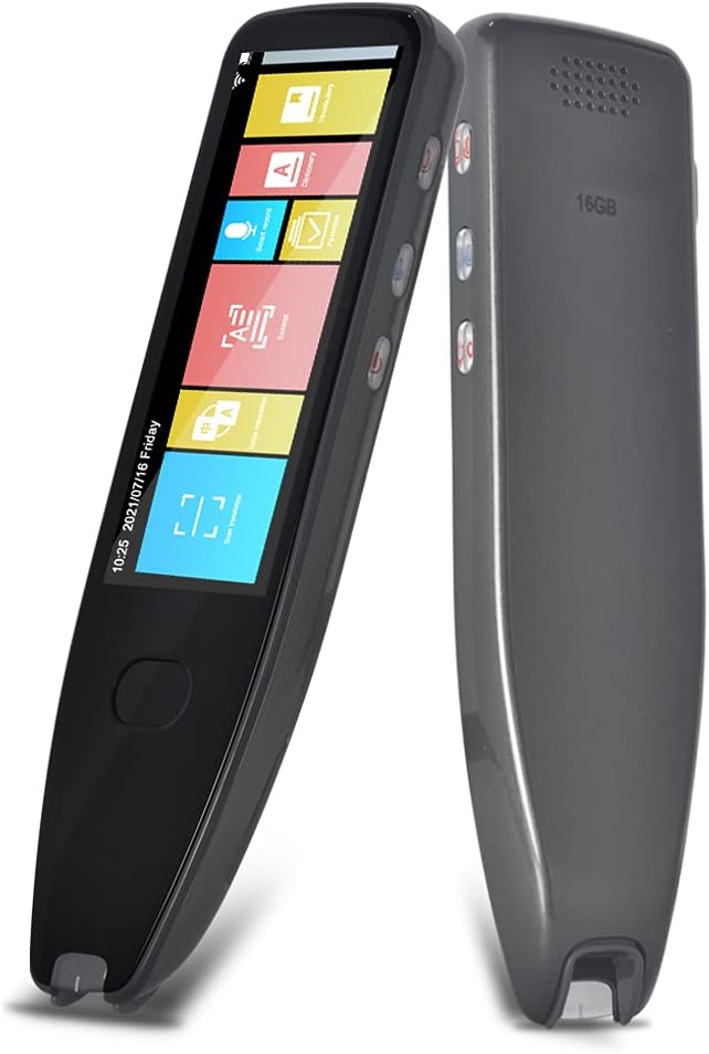HeavenBird Scanning Translator Device, Scanner Language Translator Pen for Spanish, German, Japanese, English, Chinese, Russian/Online 116 Languages Speak and Translate/Scan Text and Translate