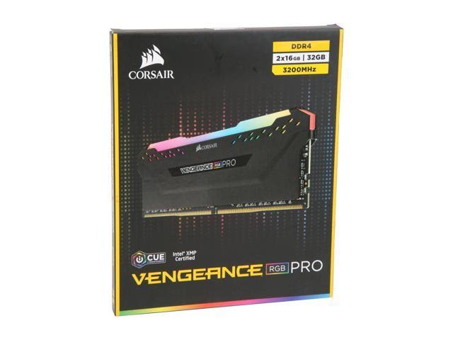 Corsair - Vengeance RGB Pro 32GB (2x16GB) DDR4 3600 (PC4-28800) C18 Desktop Memory