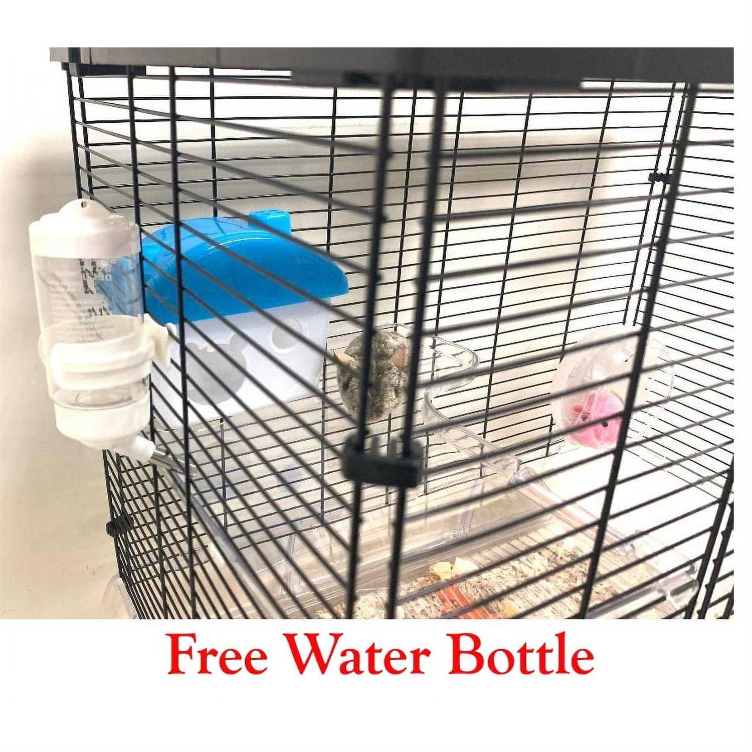 Mcage Large 3-Story Acrylic Clear Hamster Palace Habitat Home House Cage for Guinea Pig Rodent Gerbil Rat Mice Mouse - Pet Supplies online store