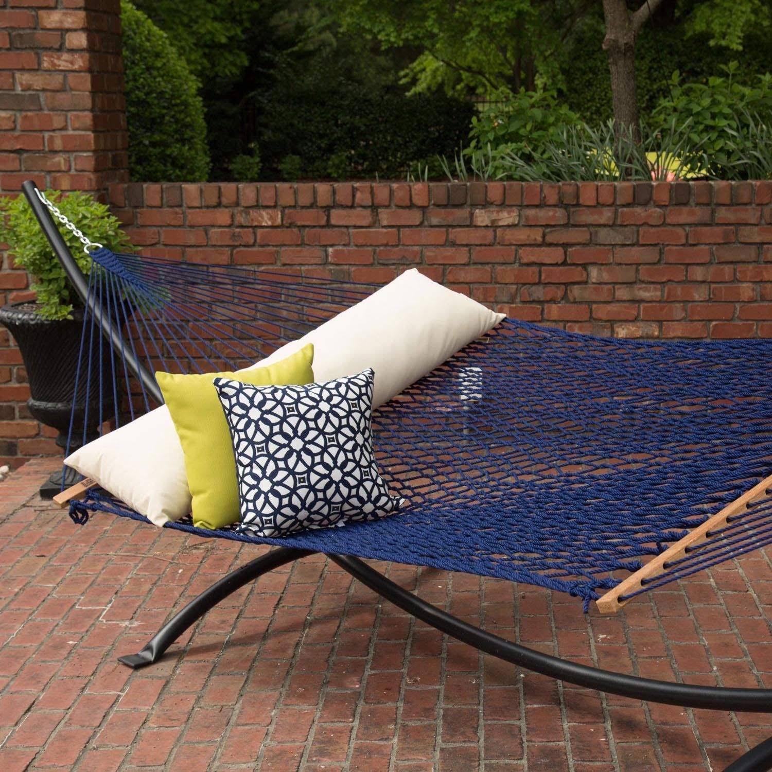 Hatteras Hammocks Deluxe DuraCord Rope Hammock - Navy