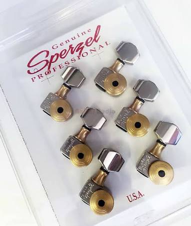 Sperzel 6-In-Line Satin Locking Tuners