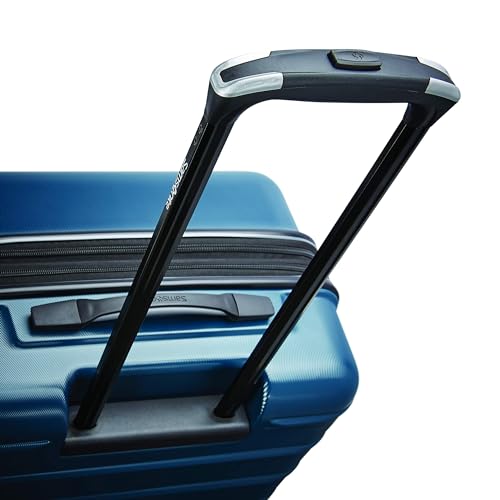 Samsonite Omni 2 Hardside Expandable Luggage with Spinner Wheels, 2-Piece Set (19/24), Lagoon Blue