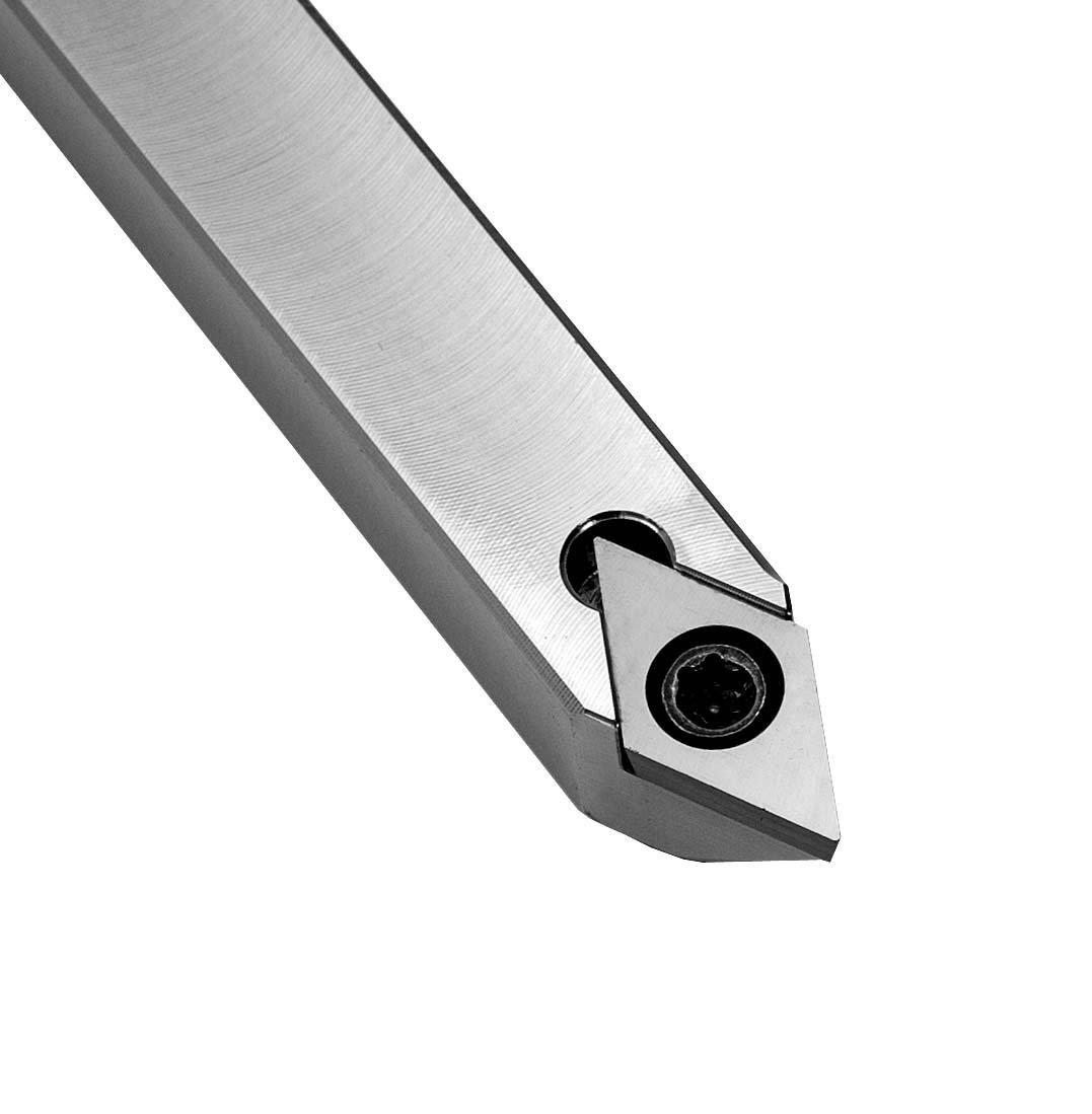 Simple Woodturning Tools 7 Tool Set of Carbide Lathe Tools with Interchangeable Foam Grip Handle