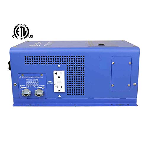 AIMS Power 3000 Watt Low Frequency Inverter Pure Sine Inverter Charger, Listed to UL 458 Standards