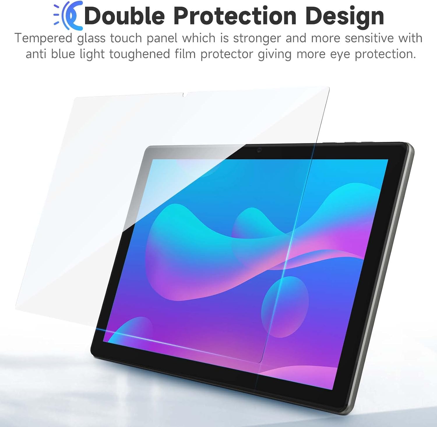 Tablet 10 inch Tablet, Android 11 Tablet, 32GB Storage, Dual HD Camera, Quad-Core Powerful Processor Long Lasting Battery and High-Resolution Screen for Better Gaming, Working Experience (Gray)