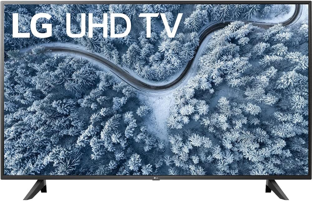 LG 65 Inch UP7000 Series 4K LED UHD Smart webOS TV (2021 Model) Bundle with Deco Gear Home Theater Soundbar with Subwoofer, Wall Mount Accessory Kit, 6FT 4K HDMI 2.0 Cables and More