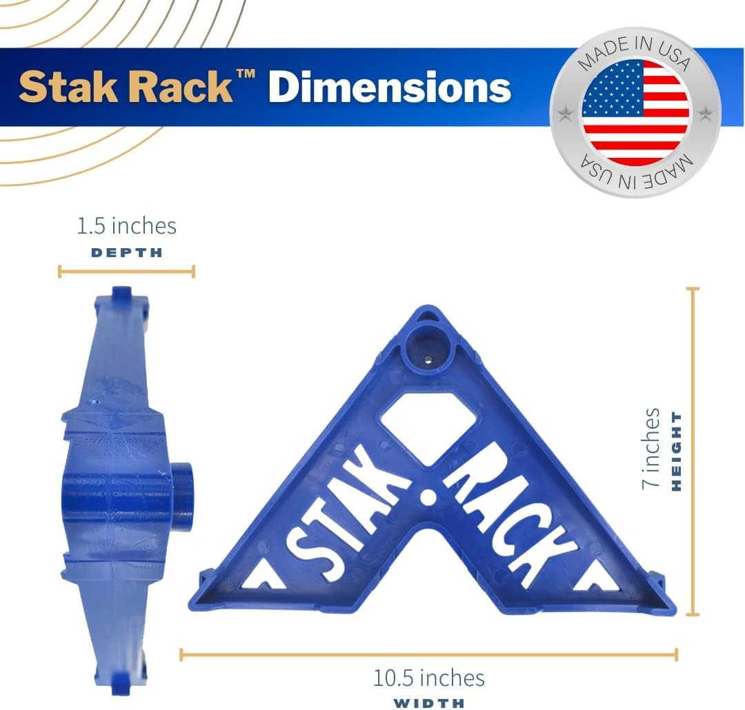Stak Rack | 4 in 1 Painter's Accessory Tool | Stacking Design | Paint Interior or Exterior Doors, Trim & Kitchen Cabinet Doors| for Contractors & Homeowners (12)