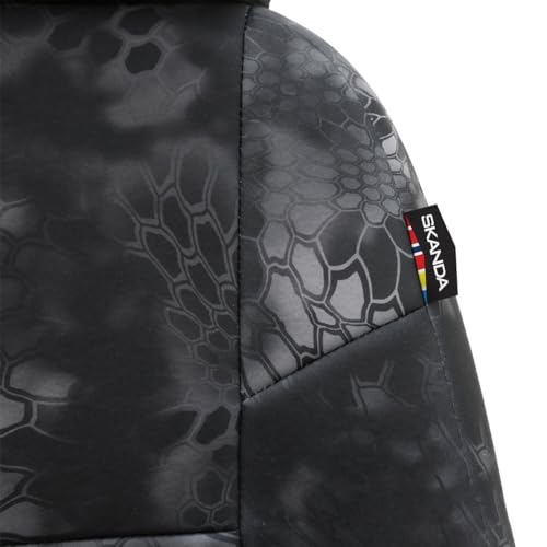 Front Seats: ShearComfort Custom Kryptek Neo-Supreme Seat Covers Compatible with Chevy Silverado (2020-2022) for 40/20/40 w/Non-Removable Headrests, Folddown Center Console and Center Underseat St...