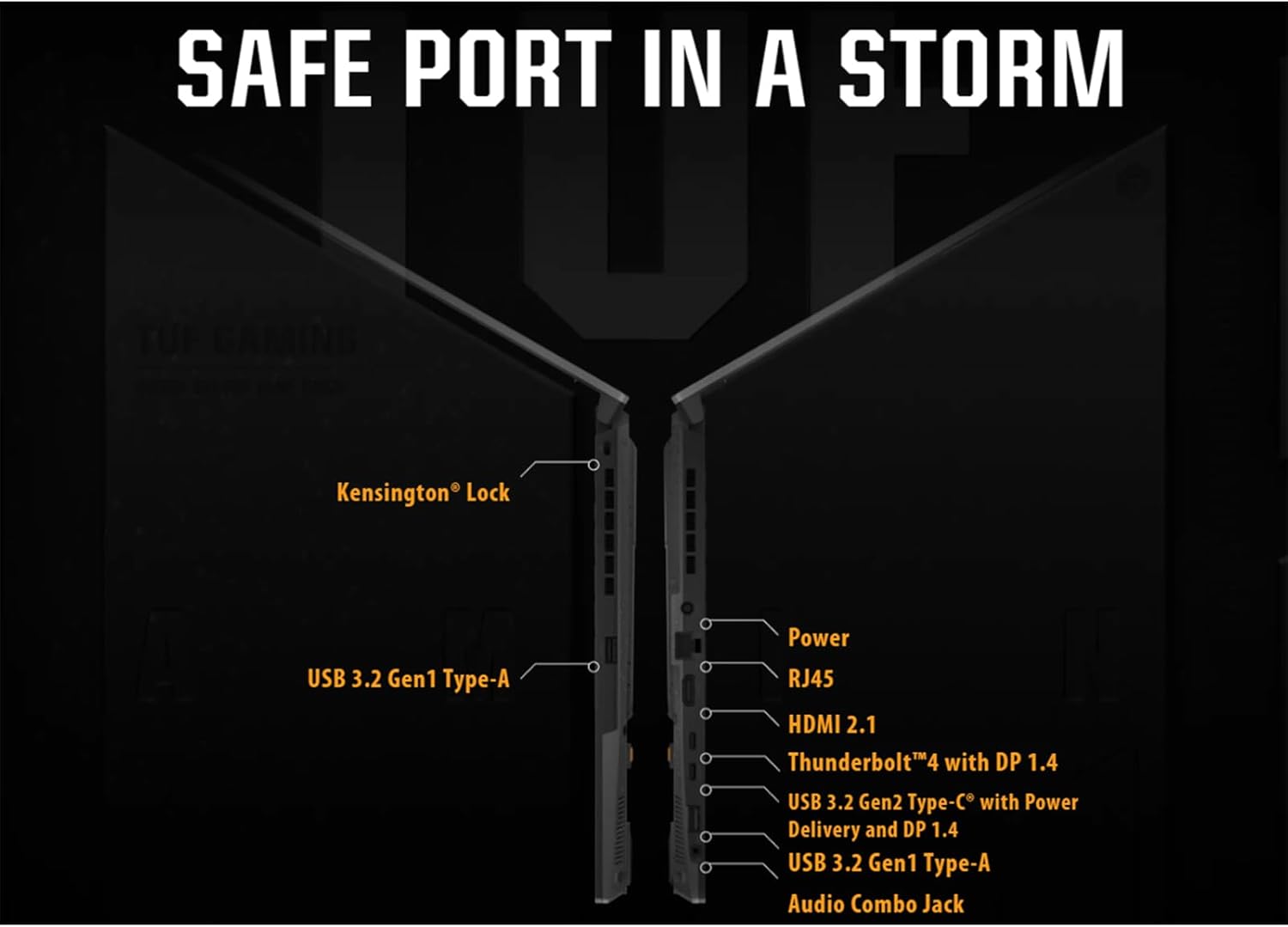 ASUS-TUF F15-Gaming Laptop-4070 - i7-12700H - RGB Backlit Keyboard - 15.6 FHD IPS Display 100% sRGB - Thunderbolt4 USB C - G-SYNC - Wi-Fi 6 - Webcam - HDMI Cable (64GB RAM |2TB PCIe SSD)