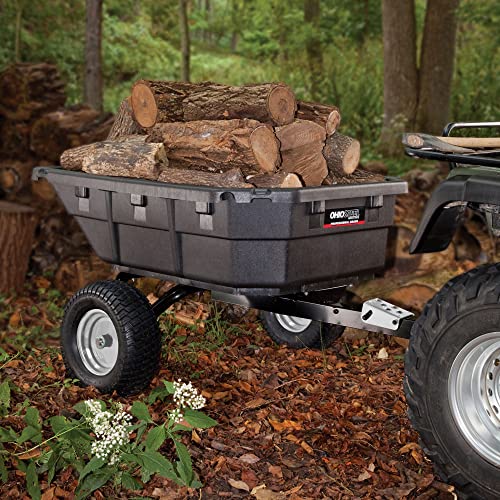 Ohio Steel 3040P-SD Poly Swivel Dump Cart, 10 cu.ft., 600 lb Load Capacity