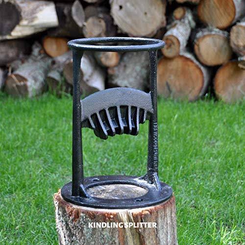 Kindling Splitter, Firewood Log Splitter, Manual Made of Cast Iron