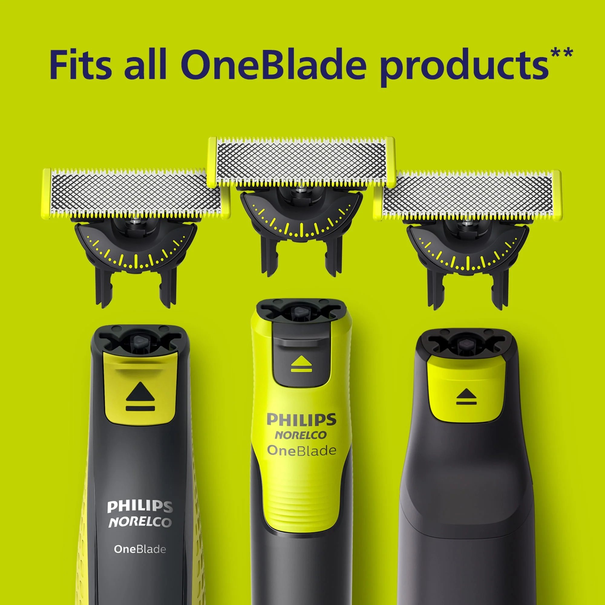 Philips Norelco Oneblade 360 Face + Body, Hybrid Electric Razor and Beard Trimmer For Men with 5-In-1 Face Stubble Comb and Body Hair Trimmer Kit, QP2834/70