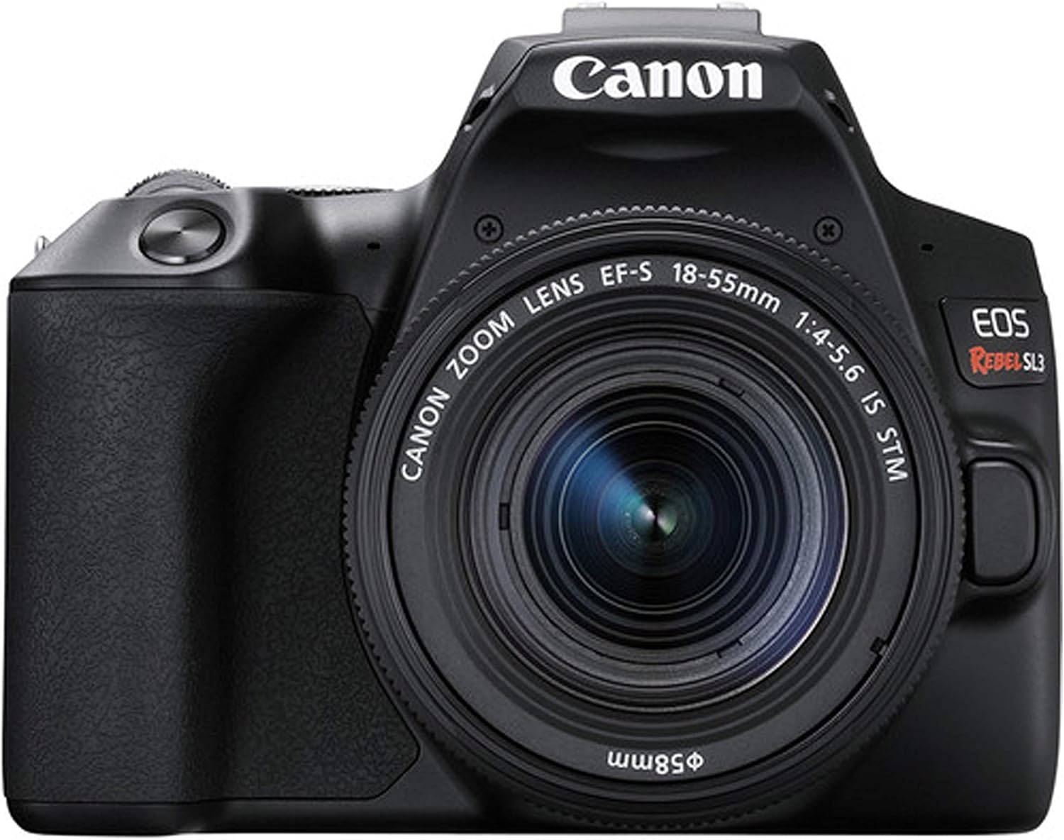 Canon EOS Rebel SL3 DSLR Camera w/EF-S 18-55mm F/4-5.6 STM Zoom Lens + 55-250mm f/4-5.6 is STM Lens + 420-800mm Super Telephoto Lens + 64GB Memory, Case, Tripod, Flash, Remote (38pc Bundle) (Renewed)