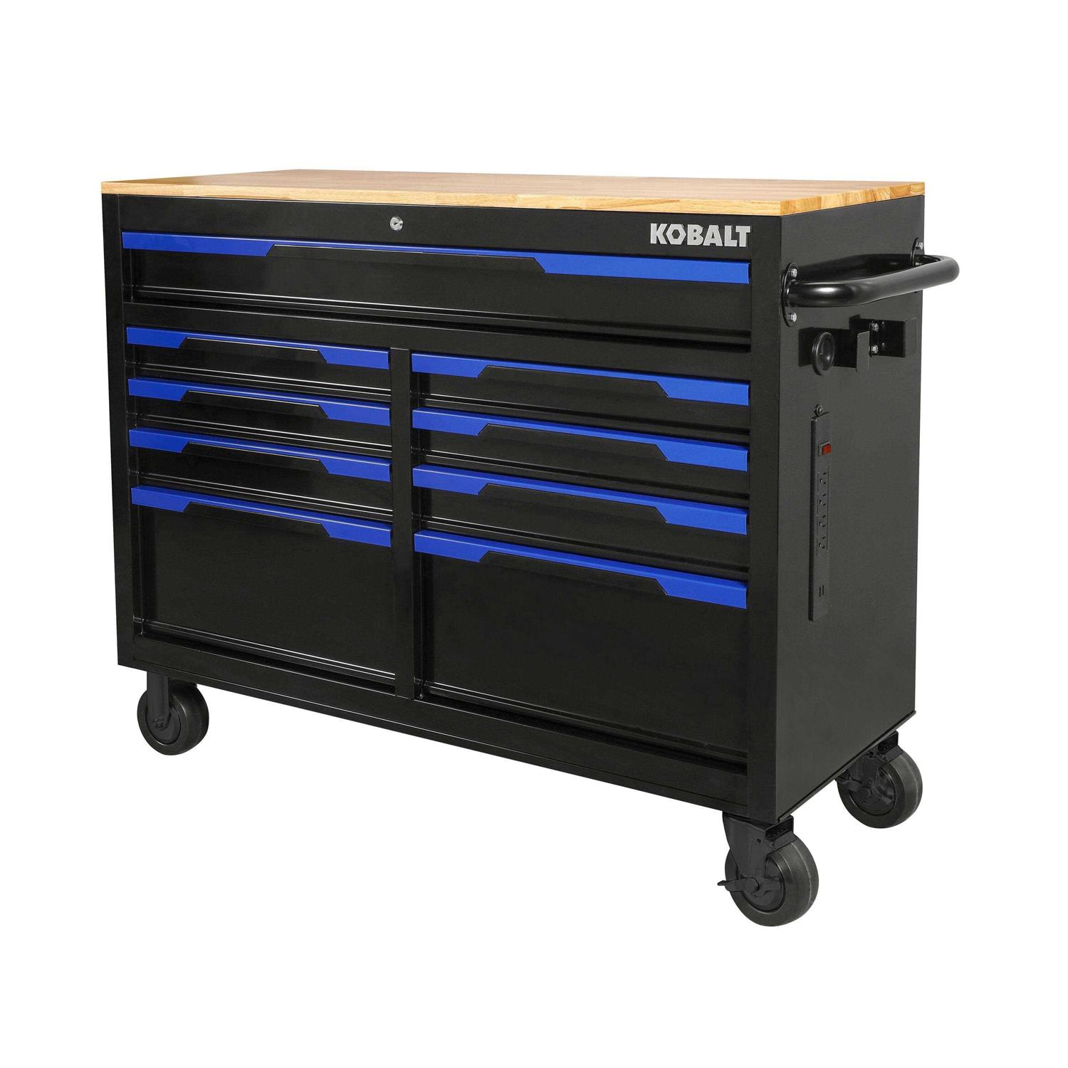 46.1-in L x 37.2-in H 9-Drawers Rolling Gray Wood Work Bench - Shop Hardware Tools Online Store