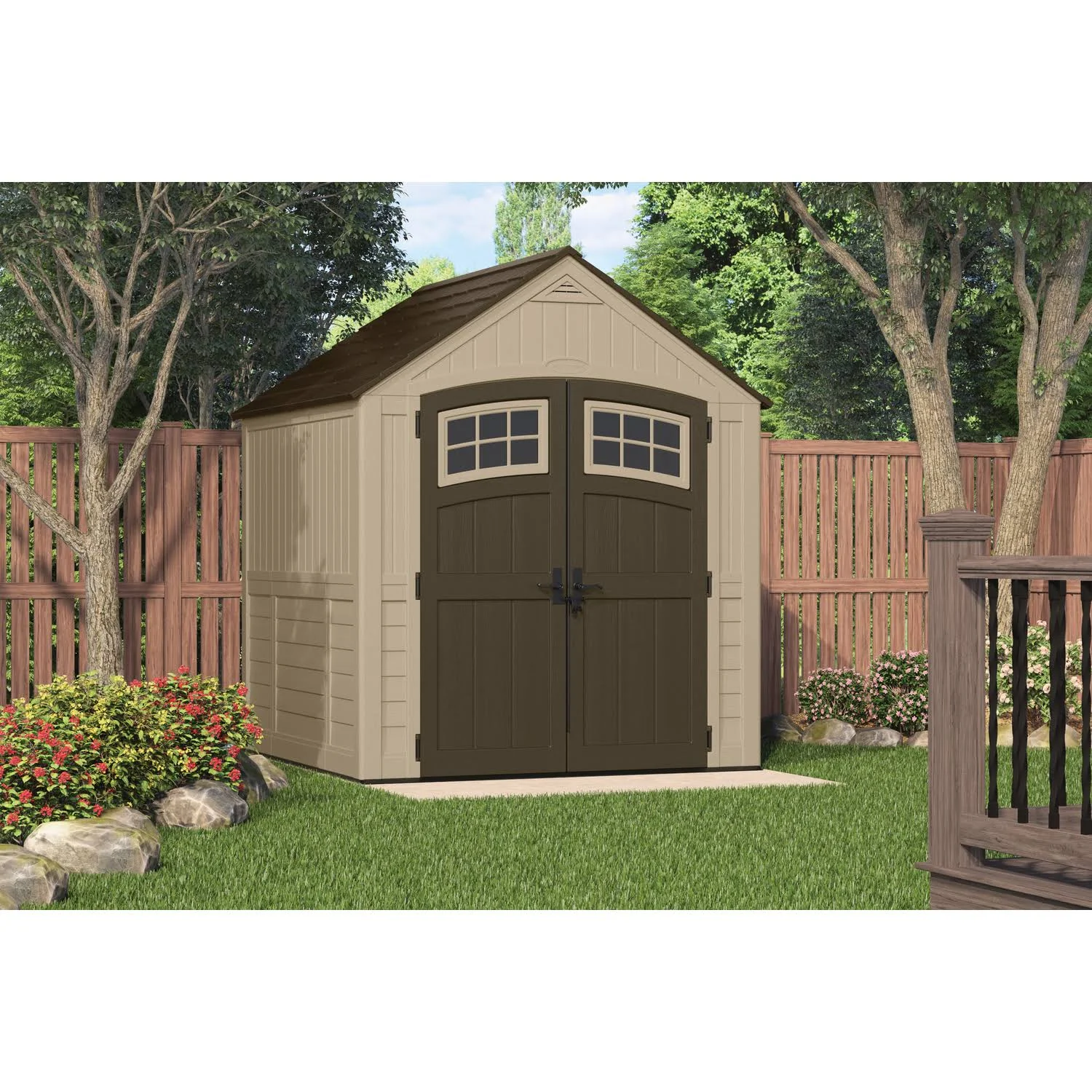 Suncast Sutton 7 ft. x 7 ft. Storage Shed