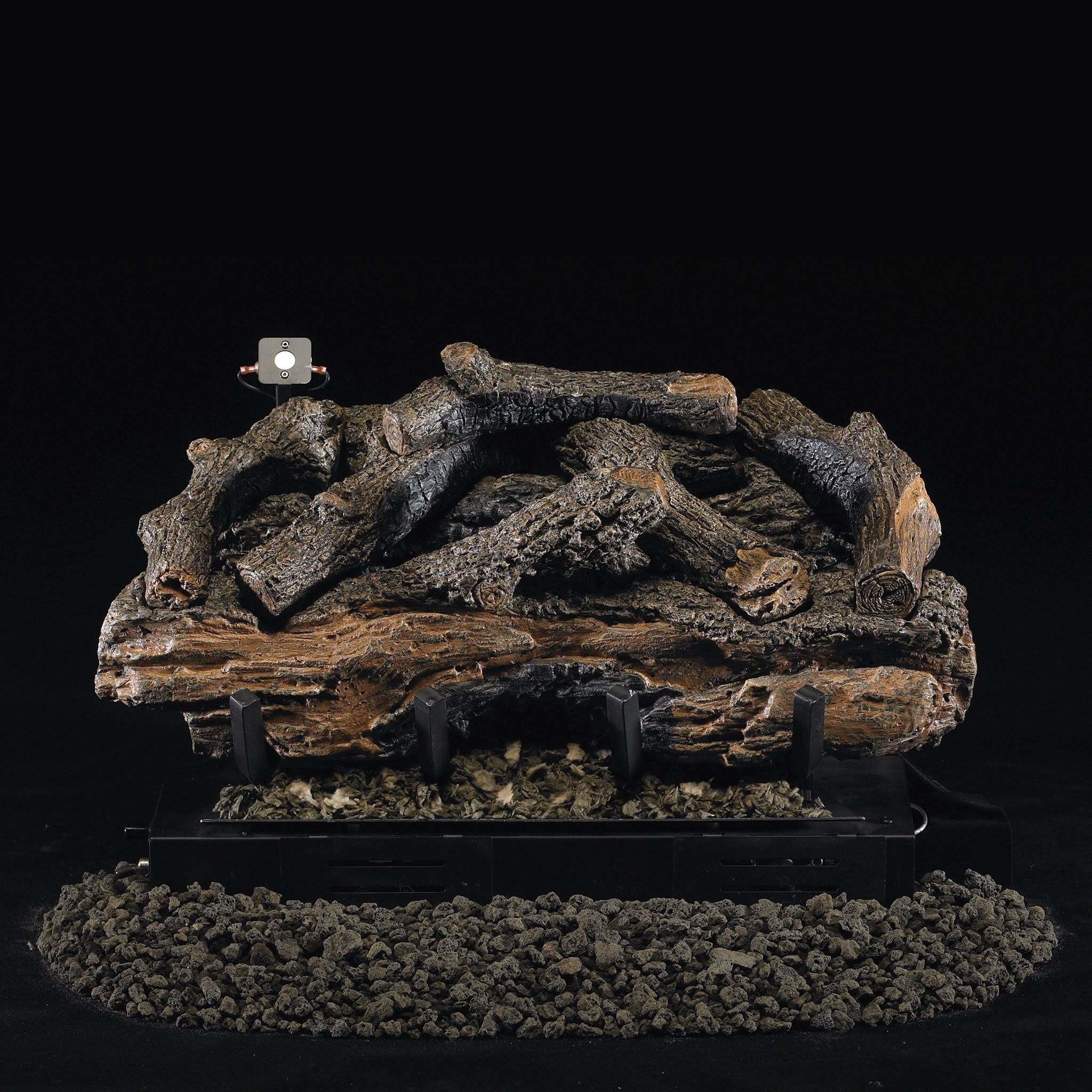 Real Fyre Vent-Free Charred Aged Split GAS Logs - 24x22