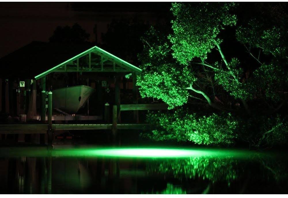 Deep Glow Green Underwater Light for Salt or Freshwater