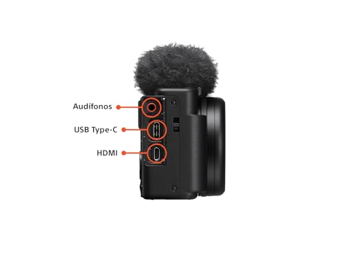 Sony ZV-1 II Vlog Camera for Content Creators and Vloggers - Black