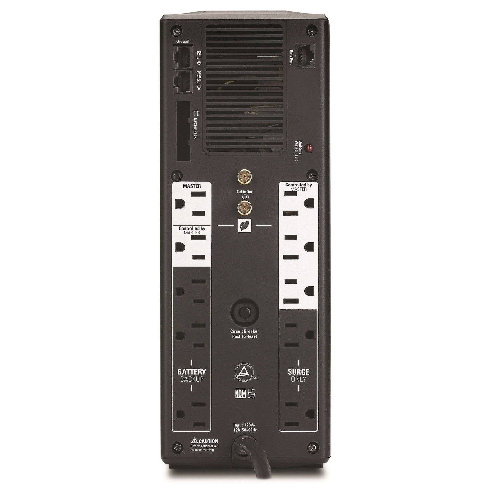 APC BR1500G Back-UPS Pro 1500VA 10-Outlet Uninterruptible Power Supply