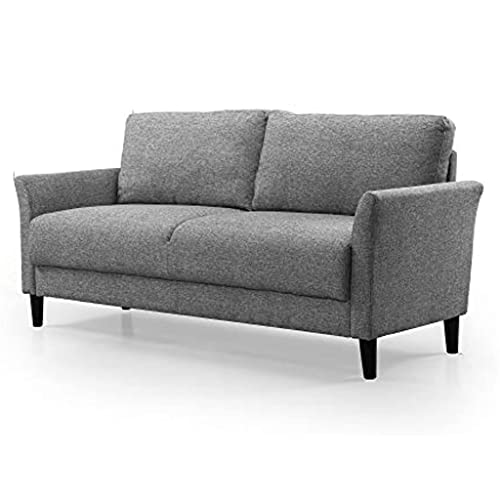 Sofa Couch/Easy, Tool-Free Assembly, Soft Grey