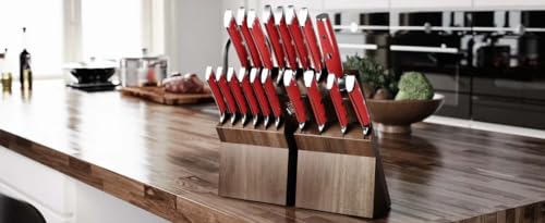DALSTRONG Knife Set Block - Gladiator Series Elite - German HC Steel - Wood Stand - NSF Certified