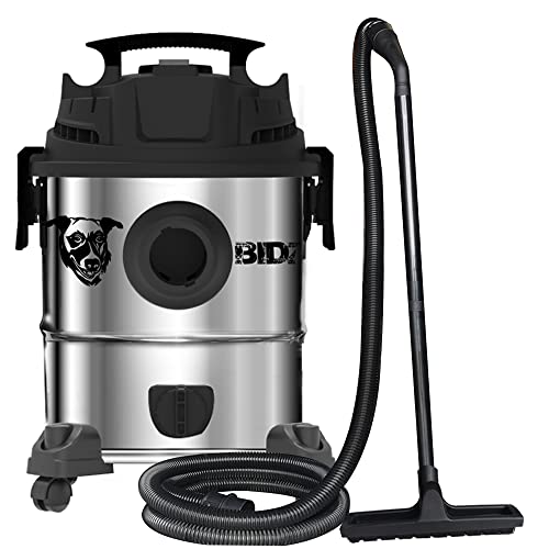 BIDZ Powerful HP Motor, Water Lift Suction Power, Heavy-Duty Stainless Steel Semi- Commercial Shop Vacuum System