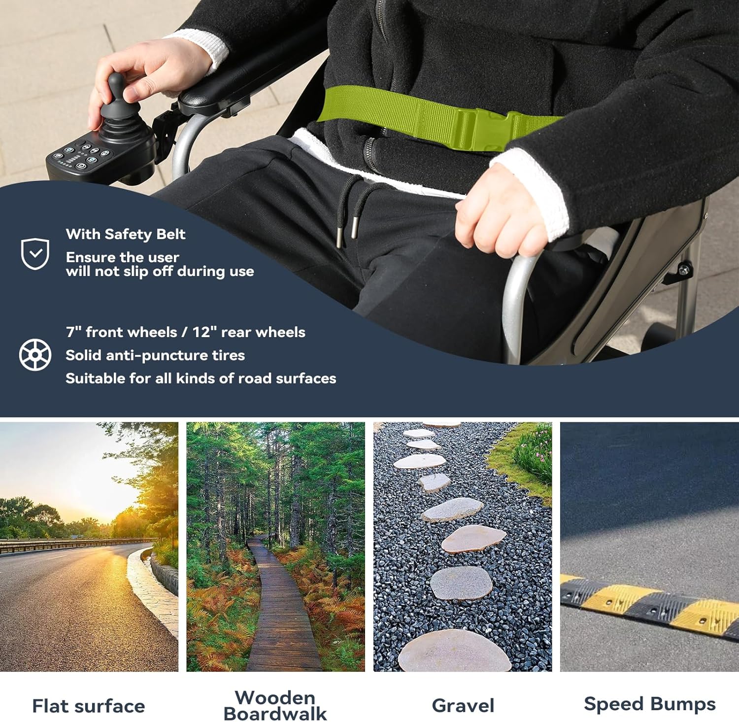 Ultra-Light Aluminum Foldable Electric Wheelchair for Adults and Seniors, 27.5 lbs, Compact and Portable Small Motorized wheelchairs, Airline Approved, 12.4mi Range, Max 220lbs