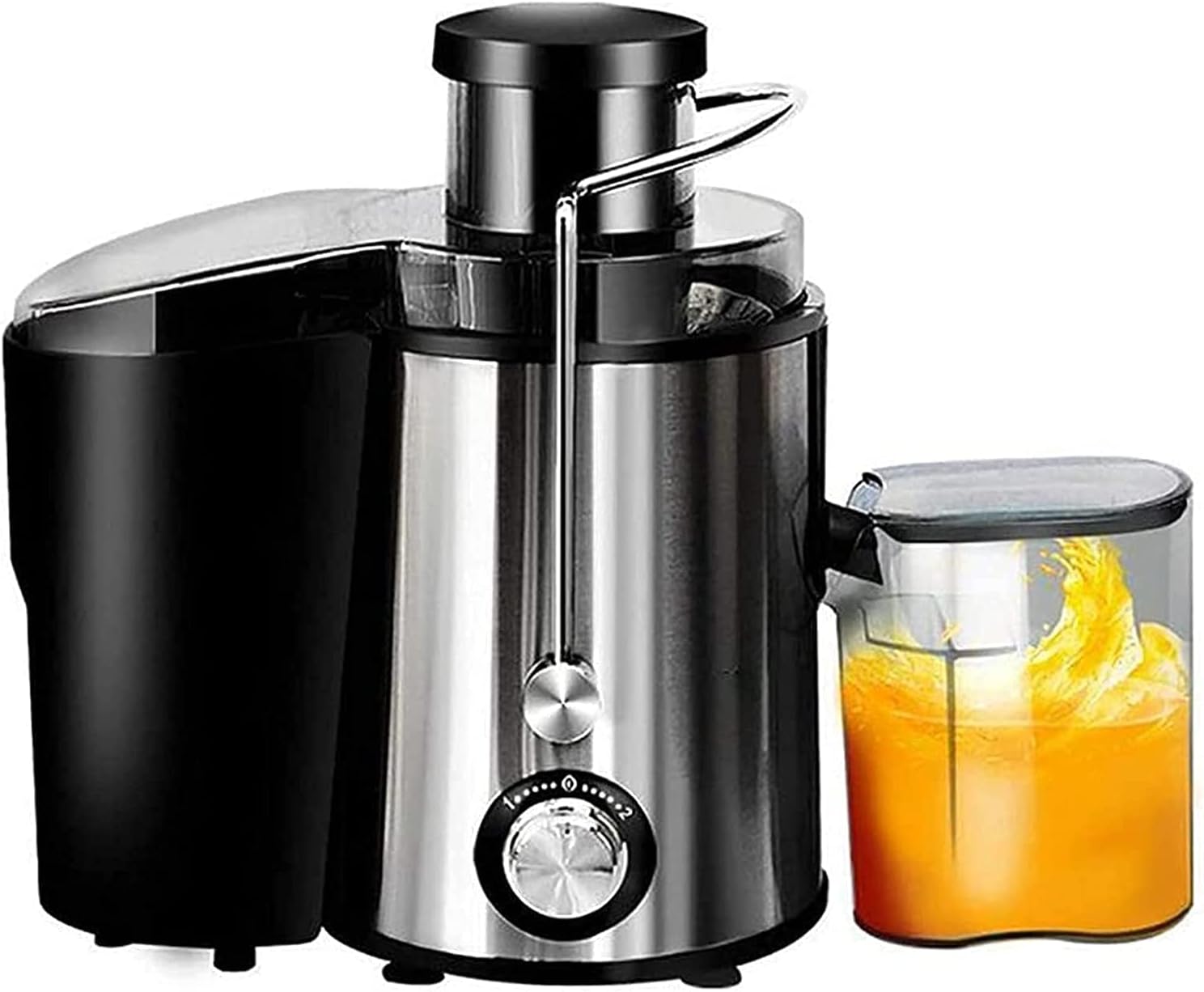 Juicer Juicer Machine Wide 3” Feed Chute Juice Extractor Easy to Clean, Fruit Juicer with Pulse Function and Multi Speed control, Anti-drip, Stainless Steel BPA-Free