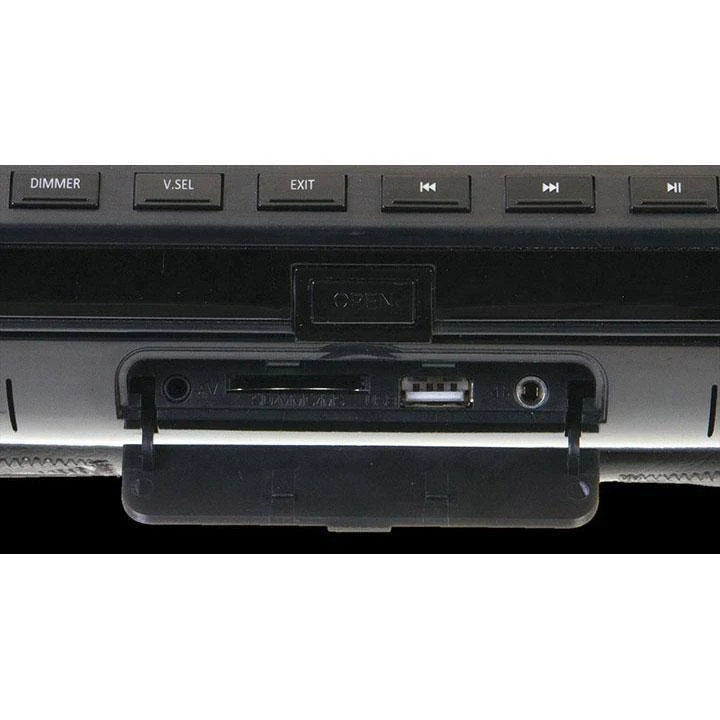 Power Acoustik HDVD91CC - 9x22 LCD Monitor Headrest - Built-In DVD Player