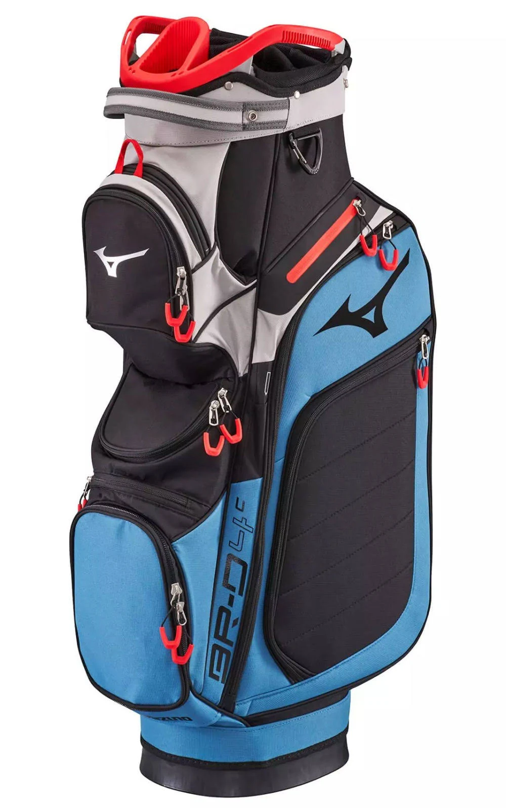 Mizuno BR D4C Cart Bag - Steel Blue Black