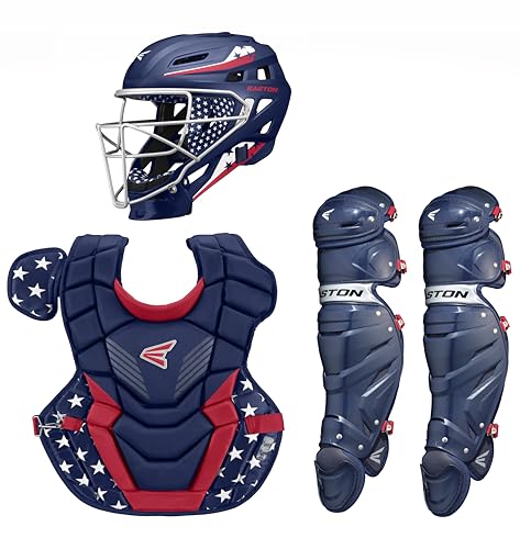 Easton | GAMETIME 2.0 Baseball Catcher's Equipment | Box Set | NOCSAE Approved | Youth/Intermediate/Adult | Multiple Colors