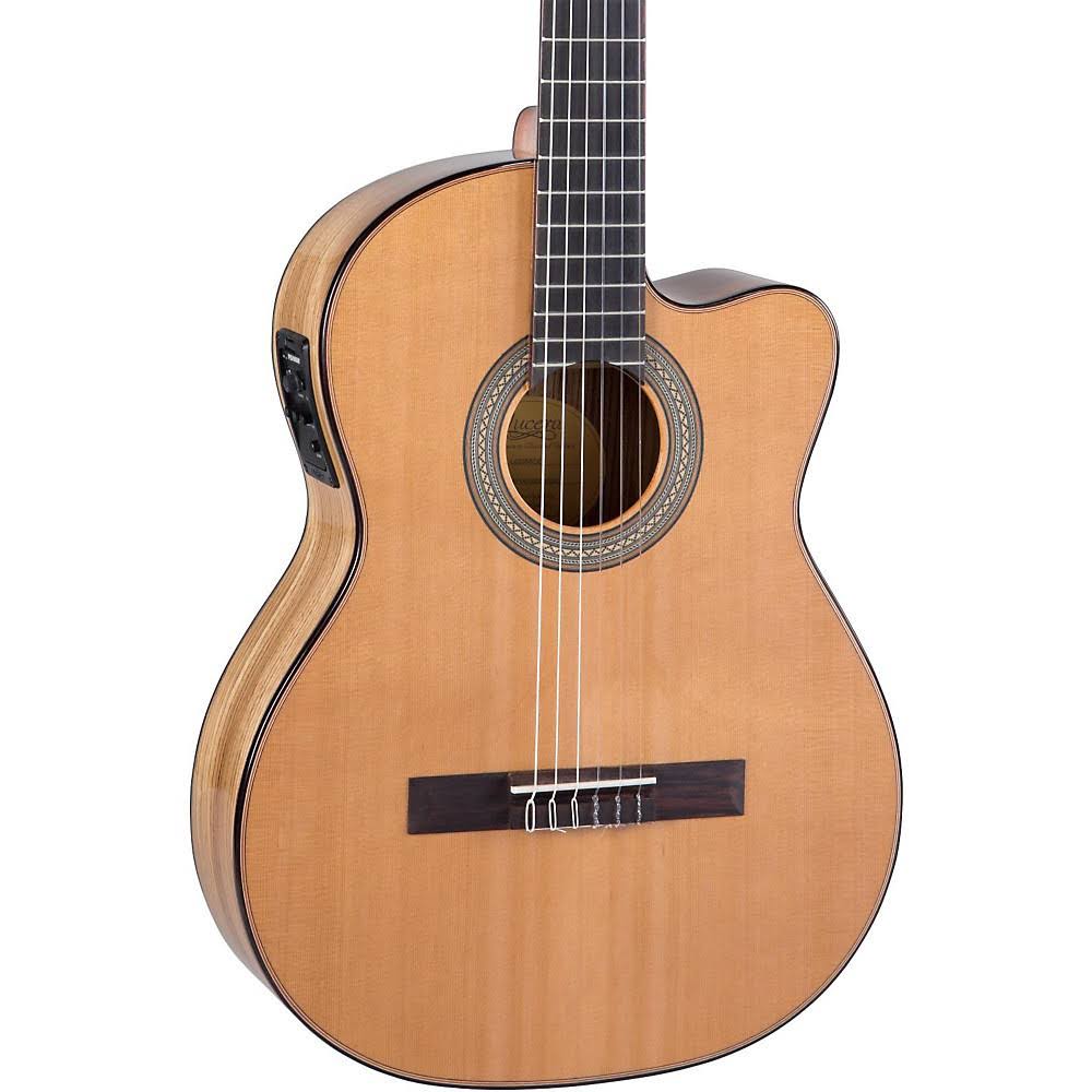 Lucero Lc235sce Acoustic-Electric Exotic Wood Classical Guitar Natural