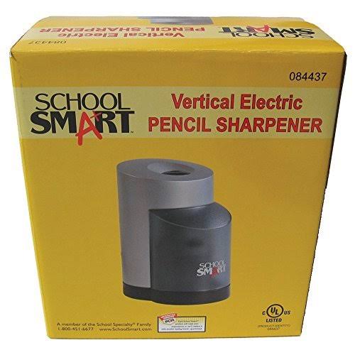 School Smart Vertical Heavy Duty Electric Pencil Sharpener Plus 12 Pack Teaching