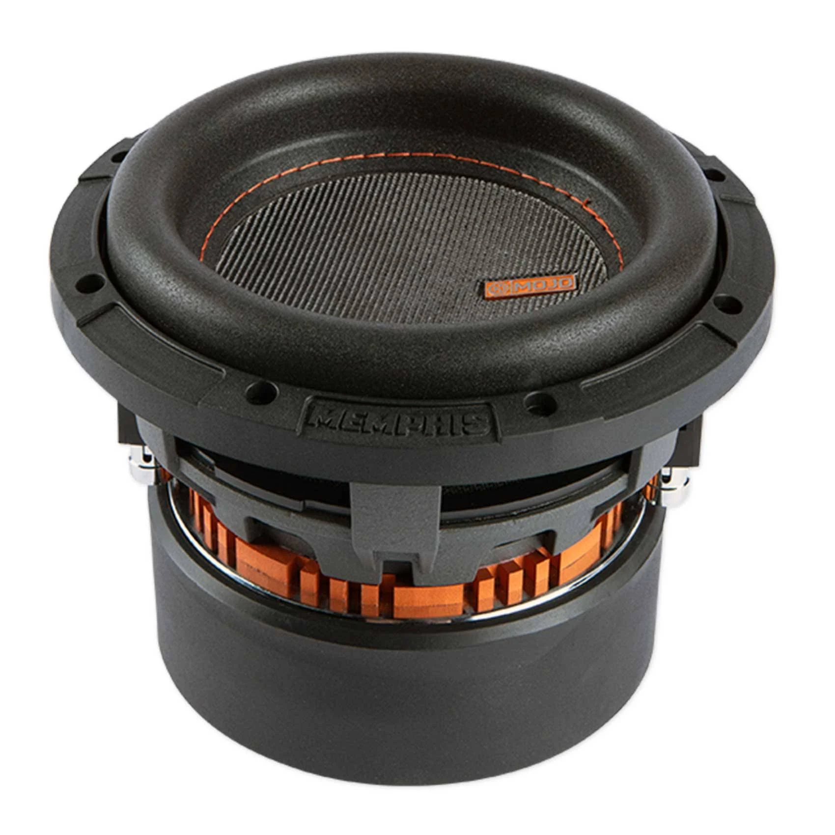 Memphis Car Audio - Mojo Mini 6.5 inch Dual-Voice-Coil 4-Ohm Subwoofer - Black
