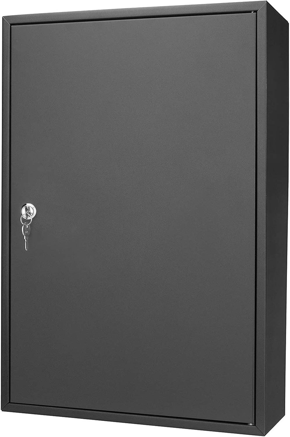 Steel Key Cabinet Box with 24 Key Slots and 24 Key Tags, Security Key Box with Combination Lock, Black