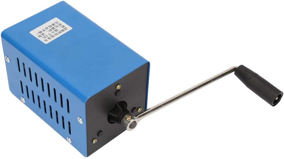 Hand Crank Generator Hand Crank Charger USB Generator for Emergency Survival Experiments Power Supply Camping Field Works