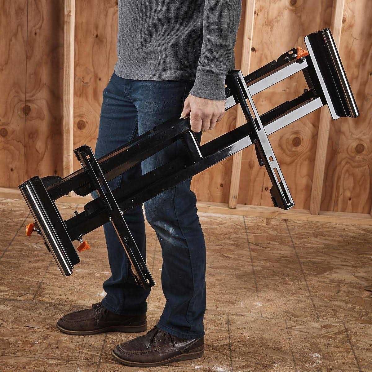 Warrior 350 lb. Folding Miter Saw Stand for Saws Up to 10 - Shop Hardware Tools Online Store