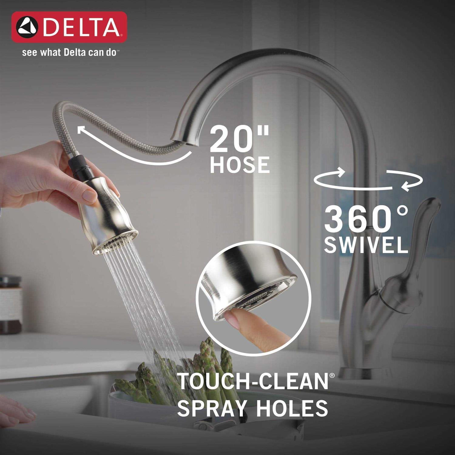 Delta Leland Single Handle Pull-Down Kitchen Faucet - Shop Hardware Tools Online Store