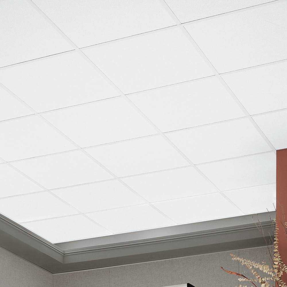 Armstrong Ceilings 2-ft Pebble White Fiberglass Drop Ceiling Tile - Shop Hardware Tools Online Store