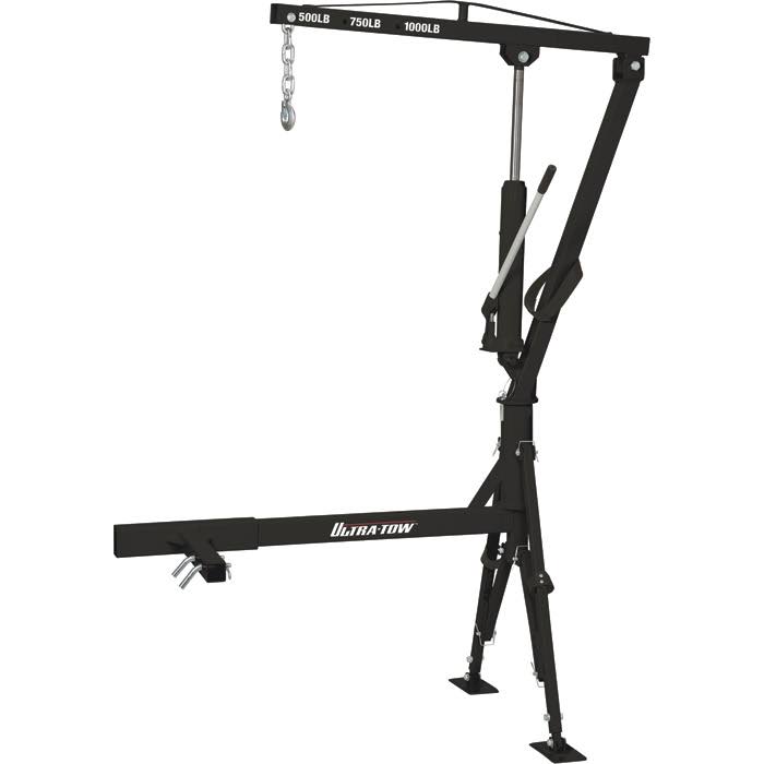Ultra-Tow Hydraulic Hitch-Mount Truck Crane - 1000-Lb. Capacity