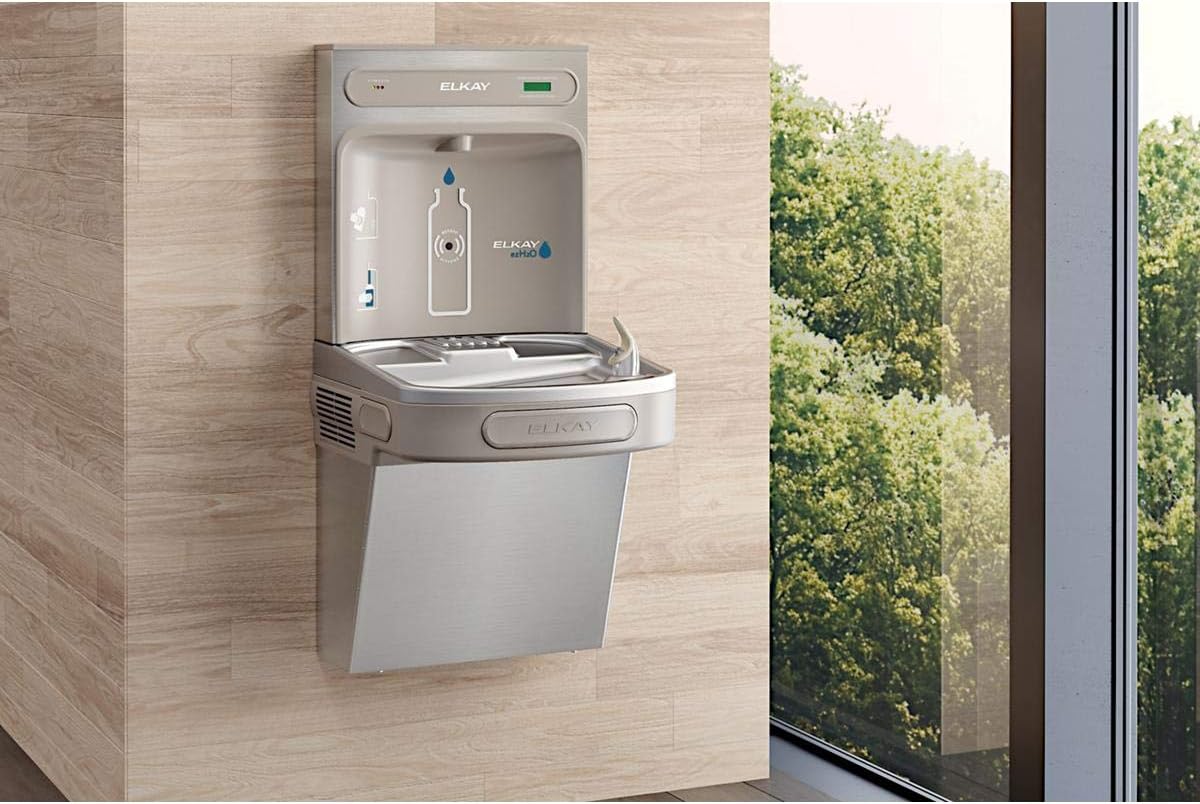 Elkay LZS8WSSK EZH2O Bottle Filling Station with Single ADA Cooler, Stainless Steel