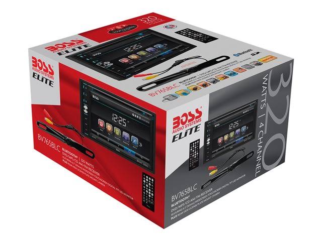 BOSS BV765BLC In-dash DVD Receiver - Display