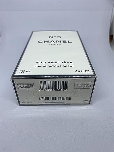No. 5 by Chanel for Women, Eau De Parfum Spray, 3.4 Ounce