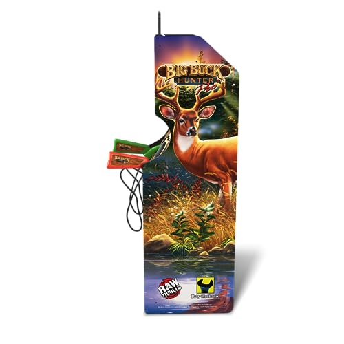 Arcade1Up Big Buck Hunter Pro Deluxe Arcade Machine for Home, 5-Foot-Tall Stand-up Cabinet, 4 Classic Games, and 17-inch Screen