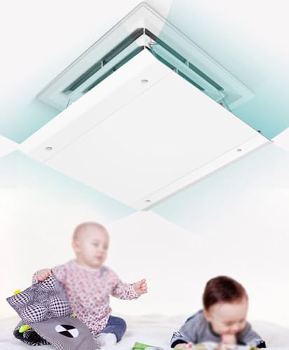 GARMEC 30/45/60CM Ceiling Central Air Conditioning Prevent Air from Blowing Directly to People,Angle Adjustable Easy Installation for Commercial Office Public Area Home
