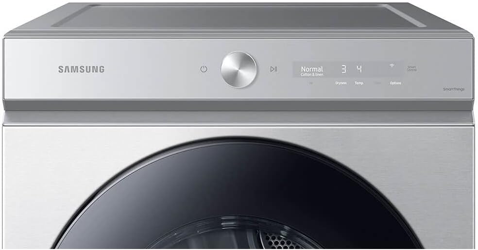 Samsung DVE53BB8700T 7.6 Cu. Ft. Bespoke Stainless Steel Ultra Capacity Smart Electric Dryer