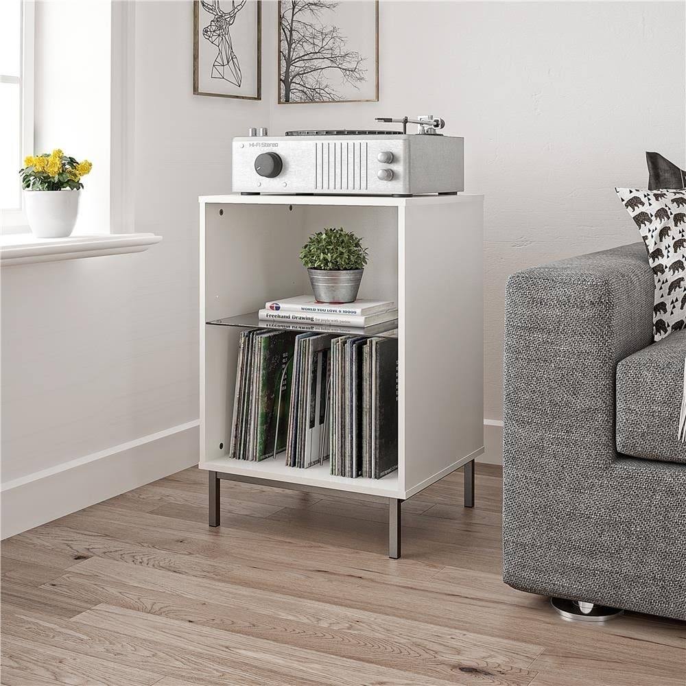 Avenue Greene Westwood Turntable Stand - White